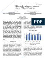 The Effect of Human Development Index On Corruption in ASEAN Countries