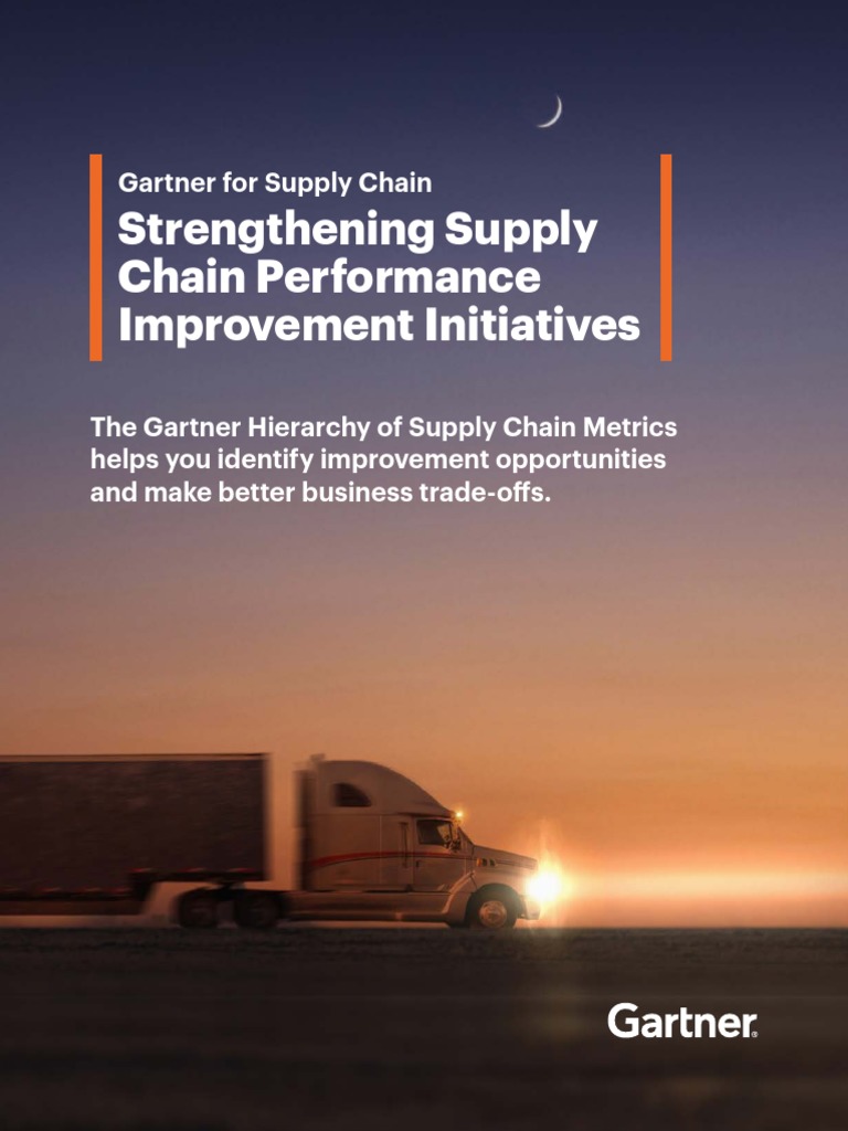 Gartner Hierarchy Supply Chain Metrics Benchmarking PDF Supply