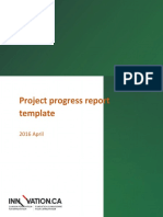 Progress Report Template 05
