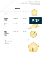 Formulas de Matemáticas 2023 - Documentos de Google