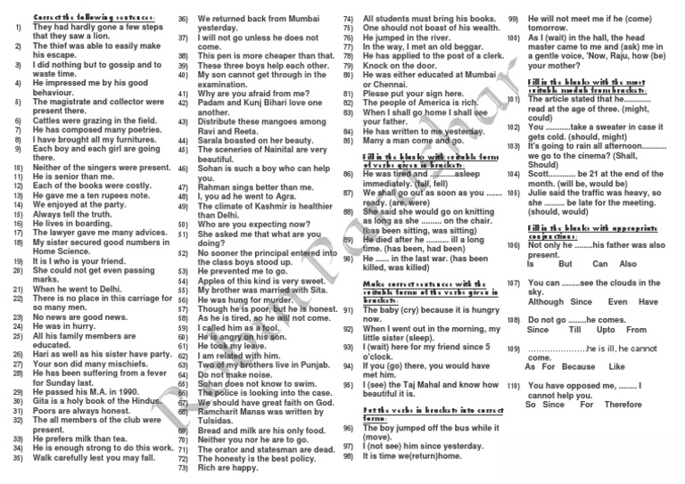 spotting errors practice (2) PDF