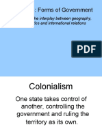 4 Geopolitics Forms of Government