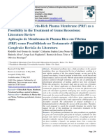 Application of Fibrin-Rich Plasma Membrane (PRF) As A Possibility in The Treatment of Gums Recessions: Literature Review