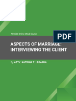 Downloadable PDF - Aspects of Marriage - Interviewing the Client