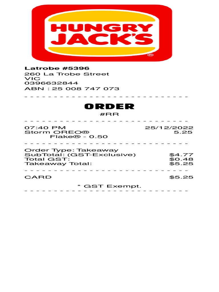 Information For Invoice File Hamburgers PDF