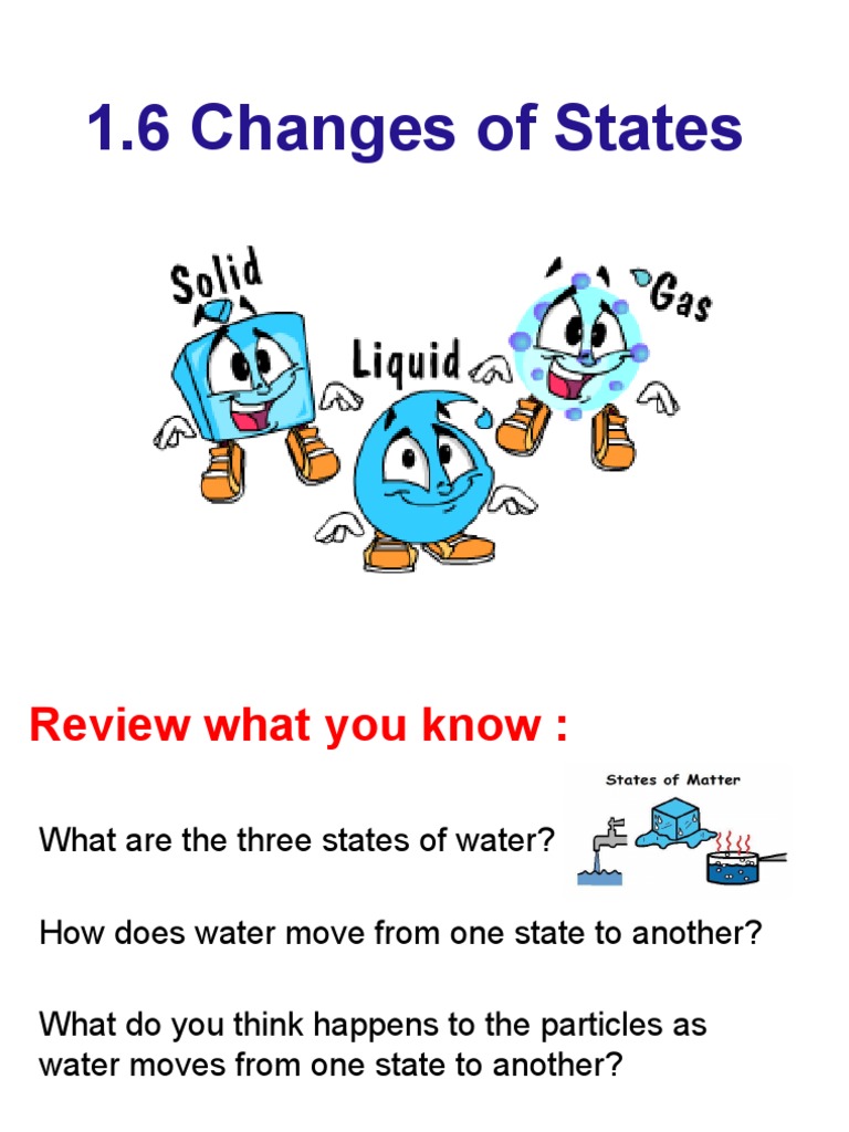 Understanding States of Matter Changes | PDF | Liquids | Gases