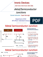 6 Metal Semiconductor Junction