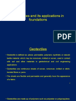 Geotextiles and Its Applications in Foundations