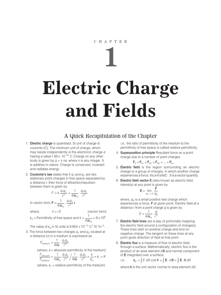Electric Charge and Field Concepts | PDF | Electric Charge | Electric Field