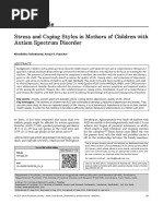 Stress and Coping Styles in Mothers of Children Wi