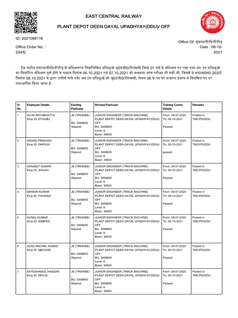 Office Order JE | PDF | Business | Computers
