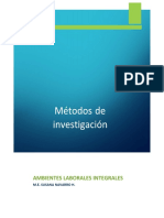 Métodos de Investigación