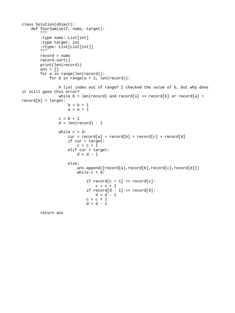18 Foursum | PDF