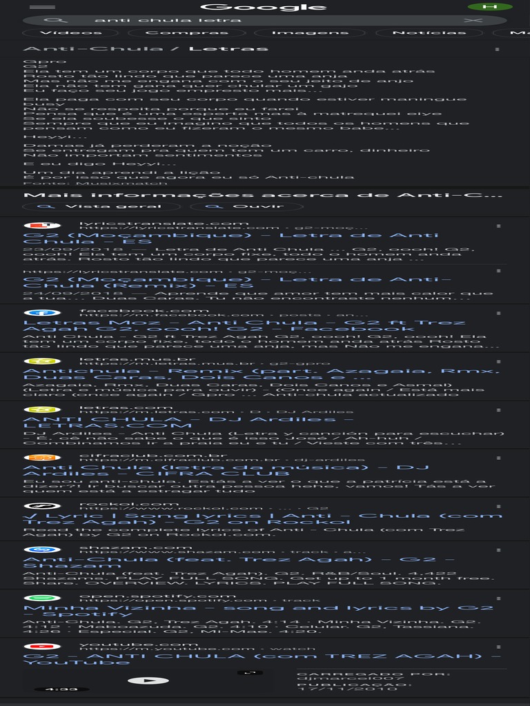 anti chula letra - Pesquisa Google | PDF