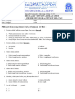 SOAL UJIAN SEMESTER I TQA II (Umar)