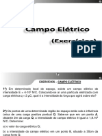 Campo Elétrico - Exercícios