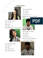 CURRICULUM VITAE Group 2