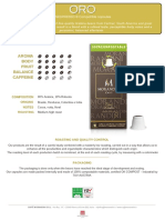 Product Sheet - Oro Nespresso