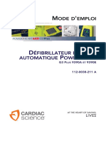 Defibrillateur Externe Powerhearth Aed g3 Guide de L Utilisateur