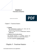 Chaitre 3 Fonctions Logiques