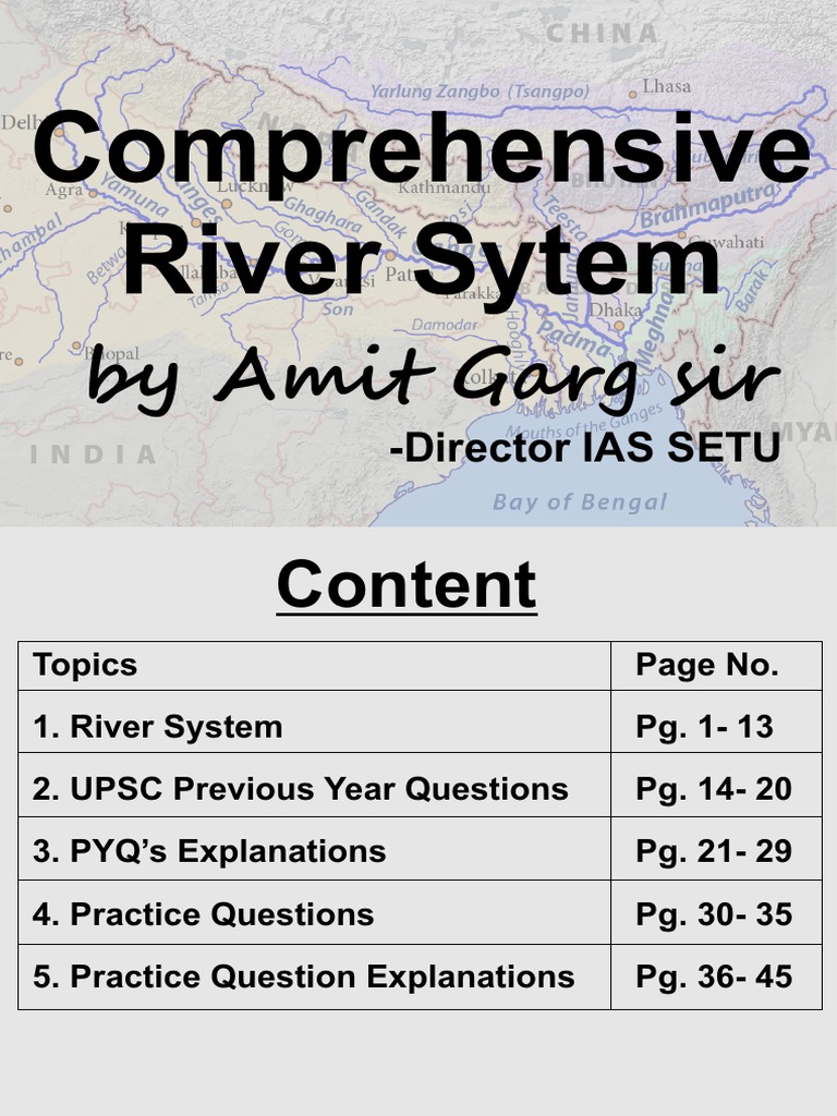 Comprehensive Indian River System PDF