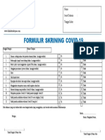 Form Identifikasi Covid - 2022 NEW