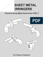 254227075 DIY Sheet Metal Derringers Practical Scrap Metal Small Arms Vol 7DIY鈑金玩具 實用廢金屬小