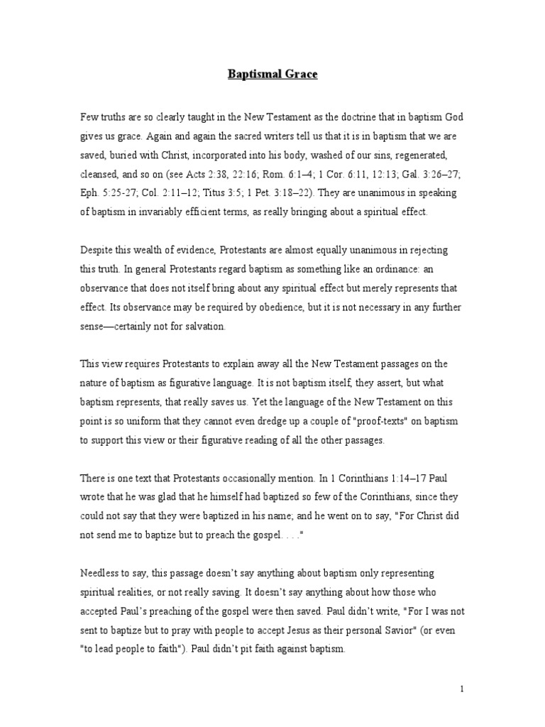 Baptismal Grace PDF