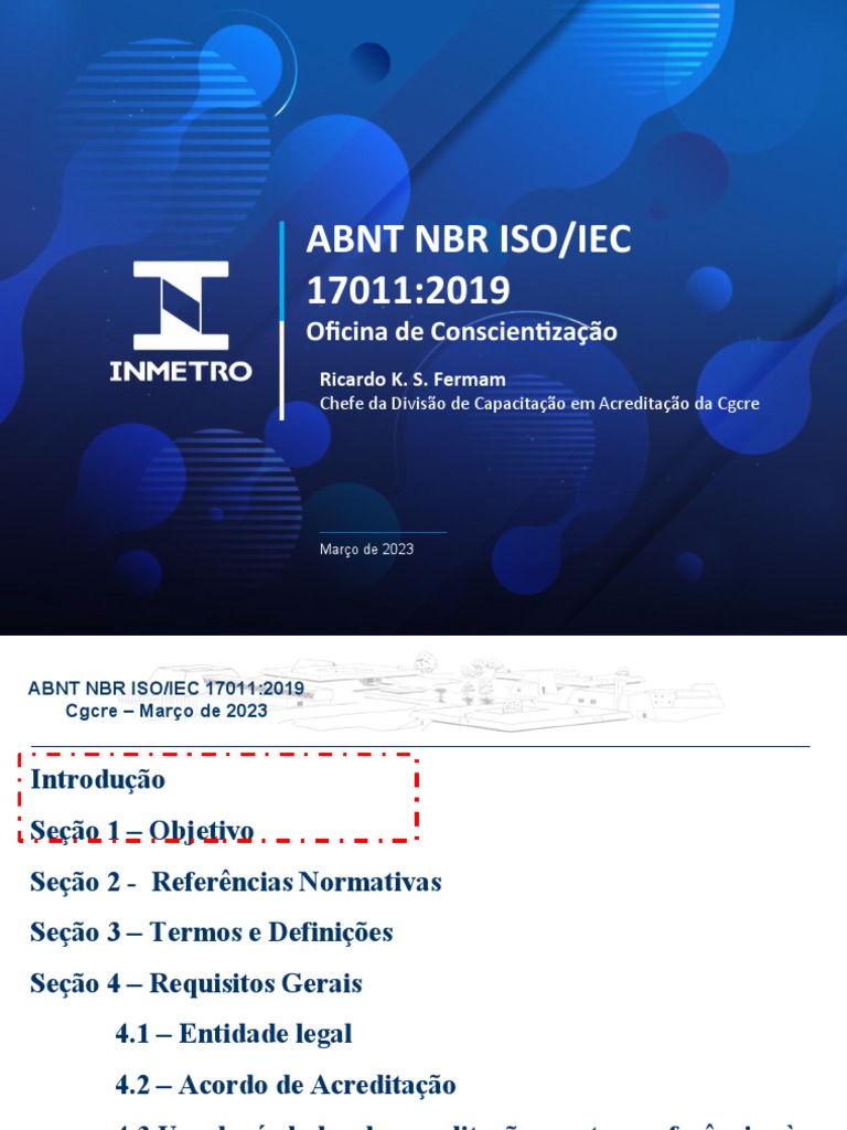 NBR Iso - Iec 17011 - 2019 Vitor | PDF