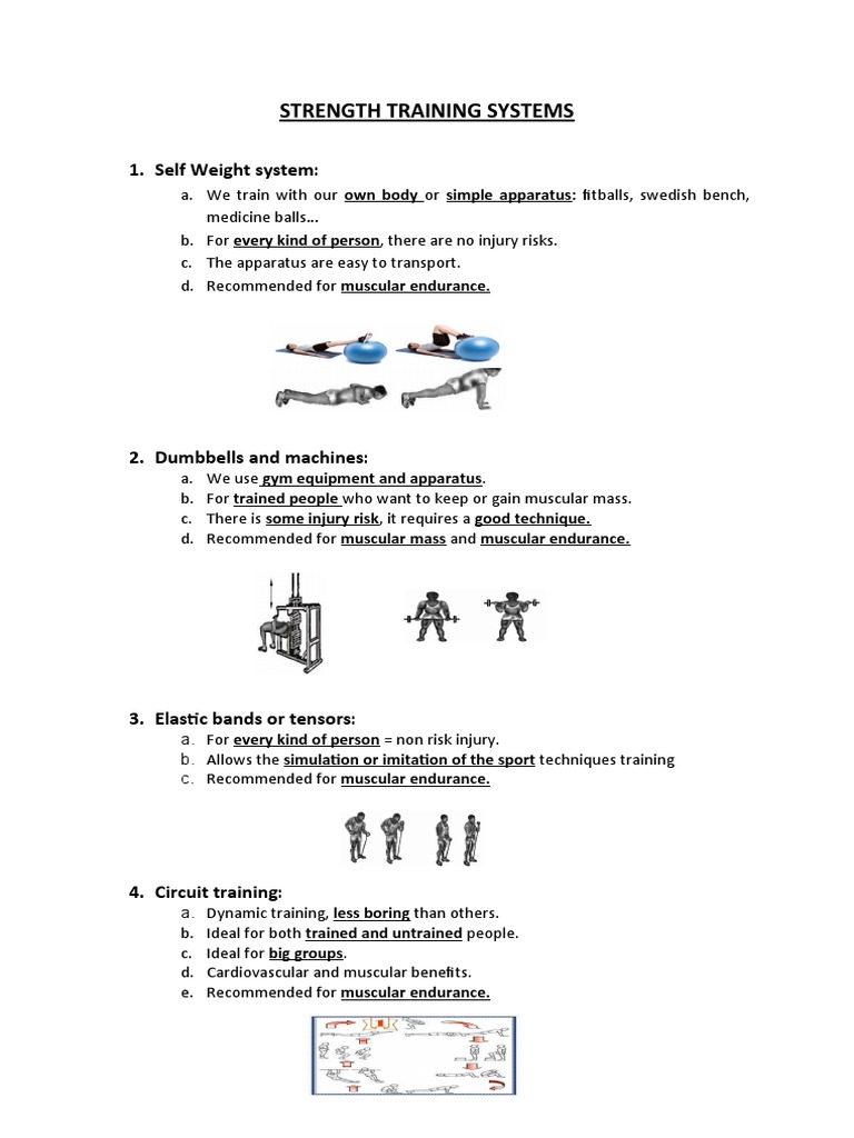 Strength Training for All Levels | PDF