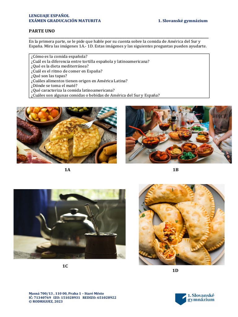 Worksheet - Spanish Language | PDF