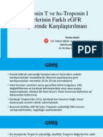 Hs-Troponin T Ve Hs-Troponin I Değerlerinin Farklı eGFR Düzeylerinde Karşılaştırılması