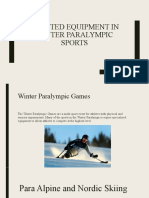 Adapted Equipment in Winter Sports