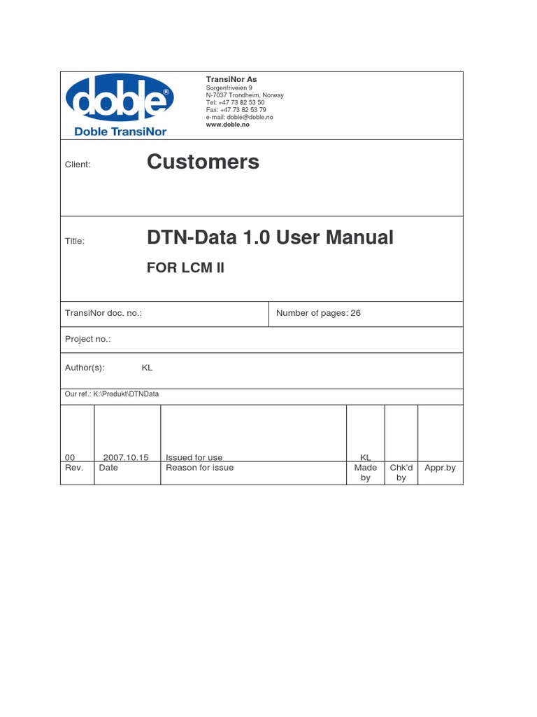 DTNData LCM User Manual | PDF | Computers