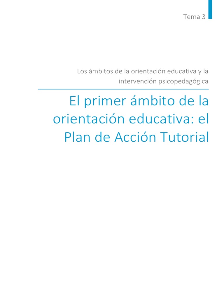 Plan Maestro de Orientación 2025 | PDF | Crecimiento personal y profesional