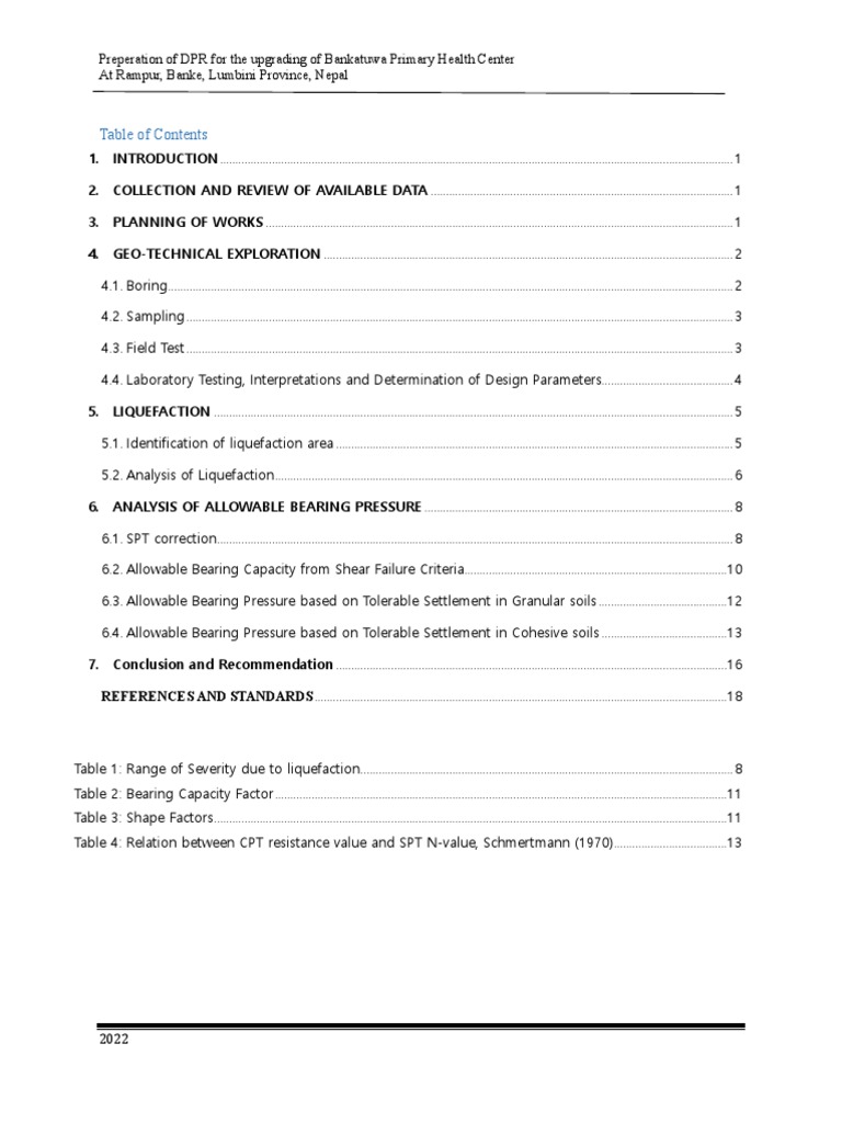 Kohalpur Soil Investigation Report | PDF | Geotechnical Engineering ...
