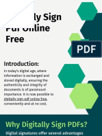 Digitally Sign PDF Online Free