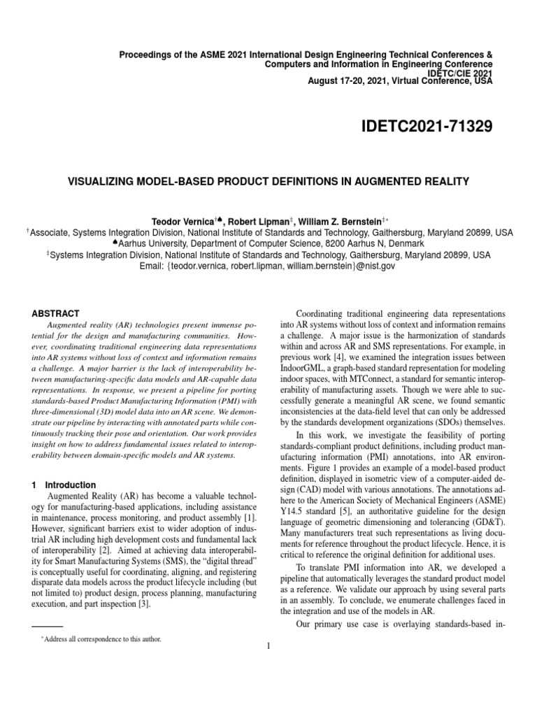 IDETC202171329 Visualizing ModelBased Product Definitions in