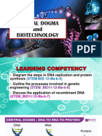 Genbio - Unit 2 - Genetics - L3 - Central Dogma and Biotechnology