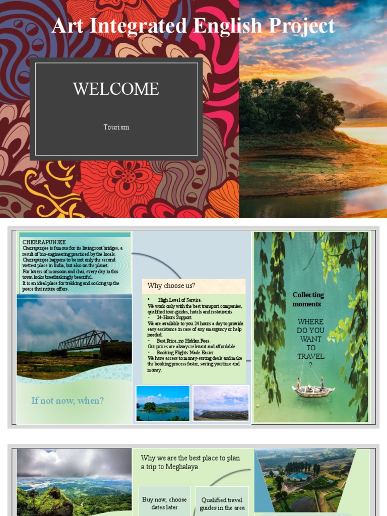 Art Integrated Project English Tourism | PDF | Tea