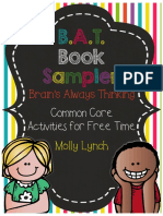 Brain's Always Thinking: Common Core Activities For Free Time