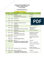 Rundown Bersua 2021