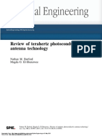 Review of Terahertz Photoconductive Antenna Technology: Nathan M. Burford Magda O. El-Shenawee