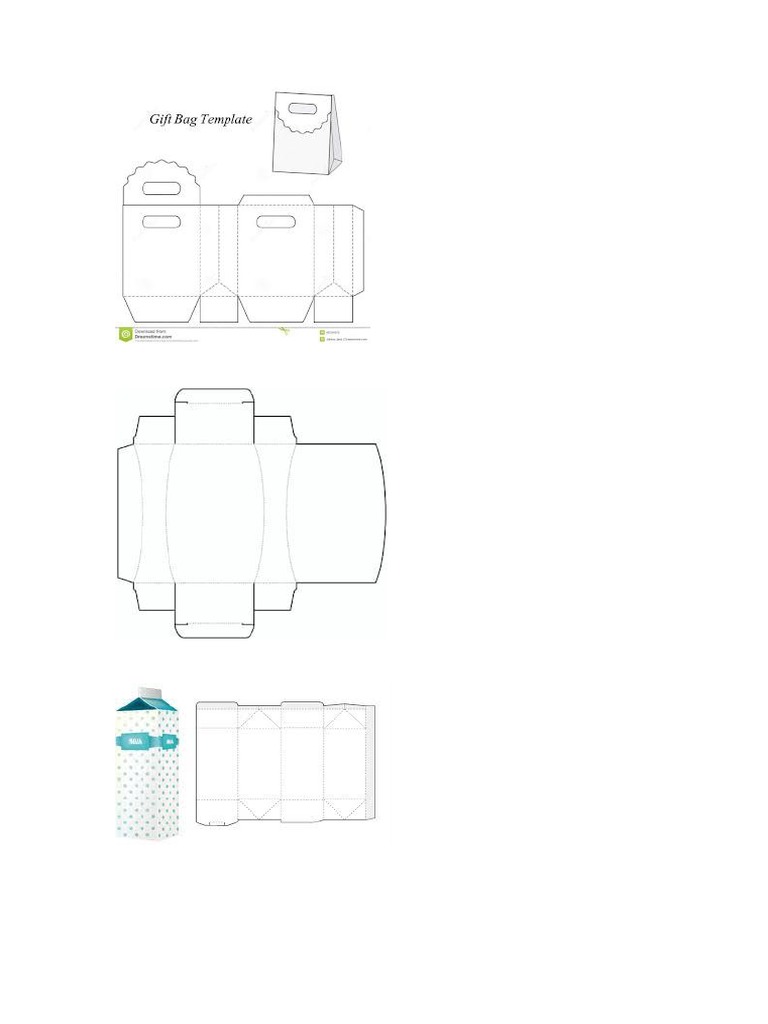 Contoh Templete Kemasan Produk | PDF