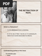 Braga-Batistil - The Retraction of Rizal