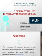 Screening of Industrially Important Microorganism