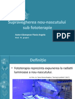 Supravegherea Nou Nascutului Sub Fototerapie