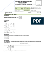 Segunda Práctica Calificada Propuesta de Matrices