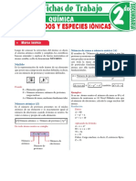 Tipos de Nuclidos y Especies Ionicas para Segundo Grado de Secundaria