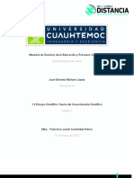 1.2 Ensayo CientÃ - Fico TeorÃ - A Del Conocimiento CientÃ - Fico - Contreras - Elkin